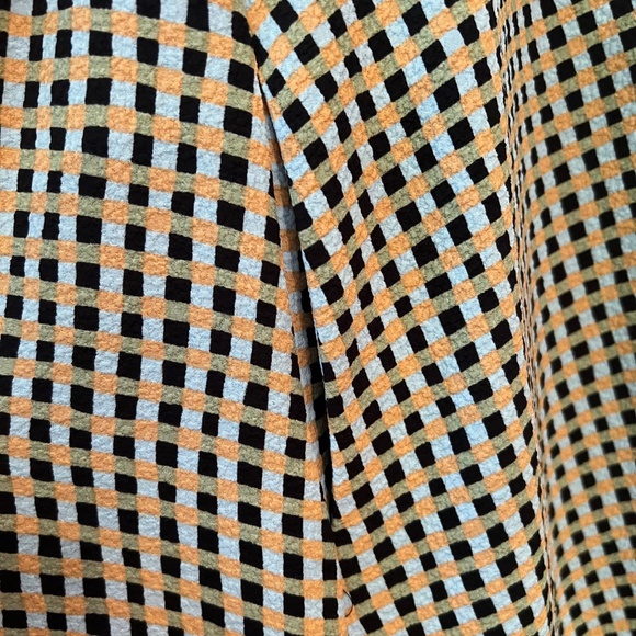 Stine Goya Nini Printed Cloque-Jacquard Midi Dress, Size S, V-Neck Check Pattern - Picture 6 of 11